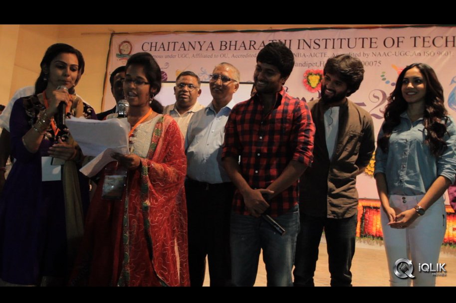 Yevade-Subramanyam-Movie-Promotions-at-CBIT